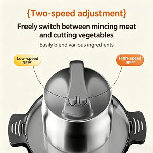 1000W 6L Hachoirs À Viande Électrique <span class=keywords><strong>Hachoir</strong></span> <span class=keywords><strong>Hachoir</strong></span> 4 Lames Auto Food Mixer Blender Cuisine Cuisson Machine En Acier Inoxydable Argent - Product Image 5