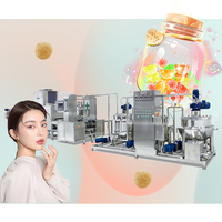 Fabricación de línea de producción de dulces blandos vitamina Gummy Bear depositador máquina para hacer dulces