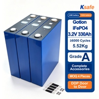 Batterie LiFePO4 Gotion 3.2V 314Ah 330Ah sans taxes, stock UE/USA, parfaite pour véhicules électriques DIY, haute performance, stable et sûre