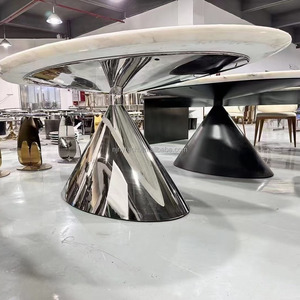 Trang Chủ Trang Trí Hiện Đại Đơn Giản Bằng Đá Cẩm Thạch Trung Tâm Bàn Trà Biệt Thự Cao Cấp <span class=keywords><strong>Slate</strong></span> Đá Tự Nhiên Bảng Top Với Brushed Giá Cơ Sở - Product Image 4