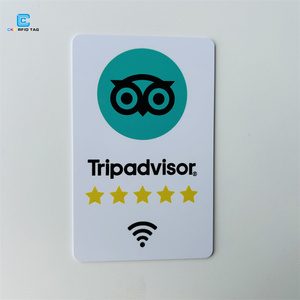 <span class=keywords><strong>Carte</strong></span> de visite professionnelle personnalisée avec NFC pour les médias sociaux et les avis Google - Product Image 5