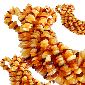 Piedras de ámbar sueltas perfectas de 8-13mm, piedras preciosas de ámbar Báltico para elaborar piedras de ámbar crudas, suministros para manualidades, piedras preciosas reales - Product Image 6