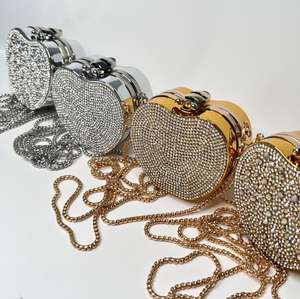 <span class=keywords><strong>Sac</strong></span> à main <span class=keywords><strong>mini</strong></span> personnalisé 2025 pour femme, entièrement orné de diamants, en acrylique, forme ronde, petit <span class=keywords><strong>sac</strong></span> tendance et polyvalent à glissière - Product Image 1