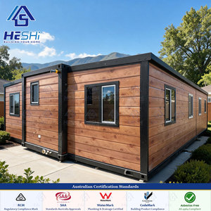 บ้านสำเร็จรูปแบบขยายได้มาตรฐาน AU ขนาด 20 ฟุต 40 ฟุต 1 2 3 4 5 ห้องนอน พร้อมครัวทันสมัย บ้านเคลื่อนที่แบบวิลล่า - Product Image 1