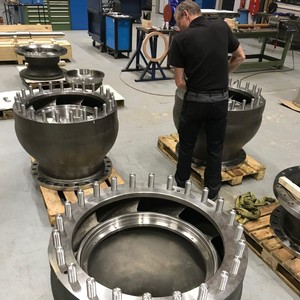 OEM JIACHENG Recipiente difusor de acero al carbono WCB de resina de alta resistencia fundida en arena para accesorios de bomba de turbina vertical para fluidos - Product Image 4