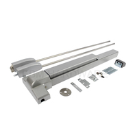 Barre anti-effraction en acier inoxydable pour porte simple ou double