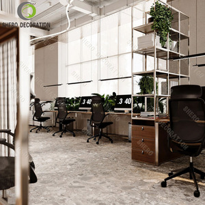 Escritorio de oficina de lujo personalizado, conjunto de muebles de oficina ejecutivos, estación de trabajo, muebles de oficina para decoración de oficina - Product Image 2