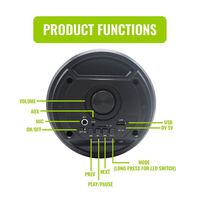 Fabrikanın orijinal taşınabilir güç radyo partiler için aktif USB Karaoke mikrofon makinesi ile harika büyük ekran