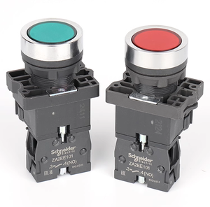 ปุ่มกดเรืองแสงรุ่นใหม่และของแท้ XA2 ซีรีส์ รุ่น XA2EW36B1 XA2EW36M1 สีน้ำเงิน แบบสปริงรีเทิร์น - Product Image 4