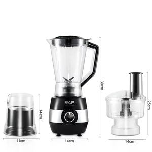 Robot culinaire multifonction 4-en-1 : trancheuse, hachoir, broyeur de glace, mixeur et centrifugeuse - Product Image 4