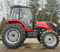 Versátil 120HP 4WD Tractor Farm Wheel Machine LTB1204 con múltiples velocidades de toma de fuerza para varios implementos agrícolas y agrícolas