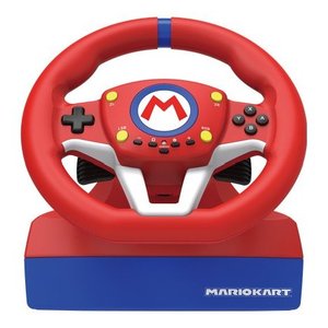 Volant simulateur de course SWITCH Mario Kart Racing Wheel Pro Mini Rouge et Bleu NSW 204U - Product Image 2