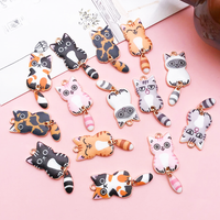 Nouvelle arrivée pendentifs en métal accessoires clés bricolage dessin animé émail pendentif breloques
