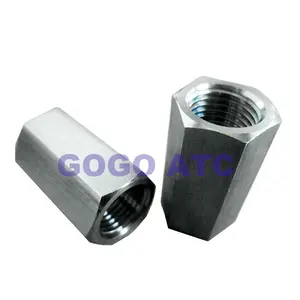 High quality Quick coupler 1/4'' Hexagonal female thread fittings stainless steel 304 straight pipe fittings company