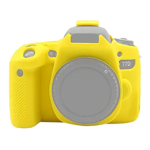 Оптовая продажа PULUZ мягкий силиконовый защитный чехол для камеры Сумки для камеры корпус для Canon EOS 77D Прямая поставка аксессуары для камеры