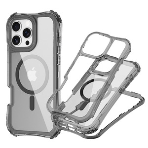 Funda protectora anticaída tres en uno para <span class=keywords><strong>iPhone</strong></span> 17 Pro Max, funda colorida para teléfono móvil con marco con o sin cordón - Product Image 6