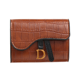 Women's PU Leather Luxury Card Holder <b>Wallet</b> Ladies Crocodile Designer Tri-fold <b>Money</b> <b>Wallets</b> Girls Coin Purses for Women - Product Image 4
