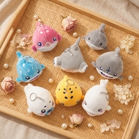 Peluches en peluche douces promotionnelles poisson requin dauphin Clown poisson animaux de mer porte-clés en peluche griffe Machine poupées cadeaux