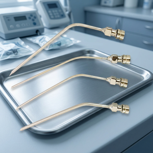 Équipement chirurgical général et ORL DAVICON Verhoeven, ensemble de tubes d'aspiration en acier inoxydable, manuel, certifié CE, modèle DE-24132 - Product Image 3