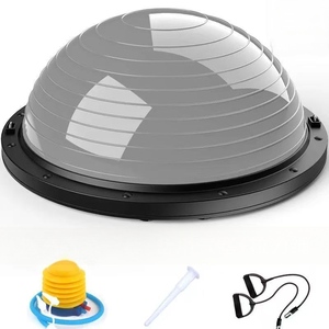 Ballon d'<span class=keywords><strong>équilibre</strong></span> demi-sphère de yoga premium anti-éclatement pour massage des pieds, entraînement de Pilates, équipement de fitness à domicile - Product Image 2