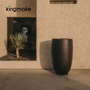 Pots <span class=keywords><strong>de</strong></span> jardin élégants européens, <span class=keywords><strong>d</strong></span>écoration <span class=keywords><strong>d</strong></span>'intérieur, grand <span class=keywords><strong>pot</strong></span> à fleurs en ciment, pots à fleurs modernes, jardinière robuste pour patio et jardin - Product Image 1