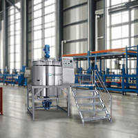 Réservoir de mélange en acier inoxydable de 1000 litres nouvelle condition automatique savon liquide shampooing fabricant clé comprend pompe usine de fabrication