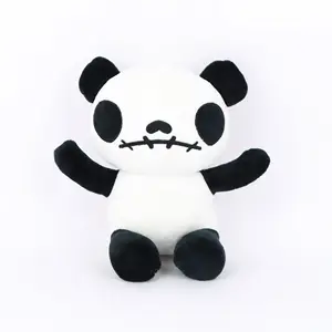 Panda carino decorazione per feste animali di Halloween affronta il panda