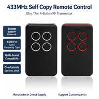 Duplicador de Control Remoto Universal de 433 MHz, Control Remoto de Clonación de 433 MHz para Copiar Control Remoto de Puerta de Garaje, Duplicador de Control Remoto para Persianas Enrollables