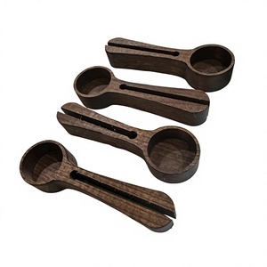 Cuillère à café en bois écologique artisanale avec long manche, cuillère doseuse en bois naturel (capacité 10/20/30 ml, finition miroir) - Product Image 2