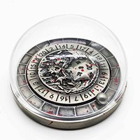 Haute qualité D20 perles roulantes Roulette dés en métal polyédriques forme carrée pour donjons et dragons jeux de rôle