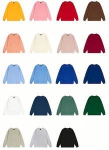 Sweat-shirts à col rond beiges de haute qualité pour hommes, unis, pour la gym, avec broderie de logo personnalisée, grandes tailles, avec capuche pour l'hiver - Product Image 5