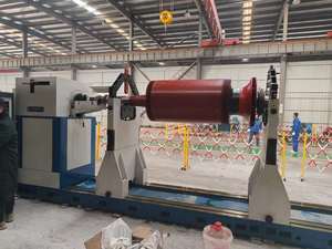 Nhà Máy Giá năng động cân bằng máy <span class=keywords><strong>20000kg</strong></span> 30000kg 40000kg cánh quạt cho máy thổi ly tâm cánh quạt con lăn cao su 1 năm - Product Image 2