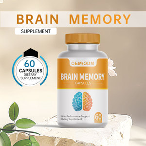 Venta caliente suplemento fabricante Nootropics cerebro memoria cápsulas Oem cerebro impulsar cápsulas - Product Image 5