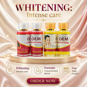 Siero Concentrato OEM con Vitamina C, E e B5, Glutatione Intenso Sbiancante, Siero Anti-Età alla Papaya per Viso e Corpo 120ml - Product Image 2
