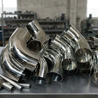 Coudes de tuyauterie en acier inoxydable de qualité supérieure, raccords industriels pour systèmes de plomberie, ingénierie, construction et fabrication