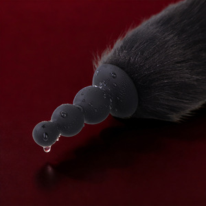 Queue de <span class=keywords><strong>renard</strong></span> détachable pour plug anal – Jouet de masturbation en silicone avec dilatateur anal, alternative pour hommes et femmes, produit pour adultes - Product Image 1