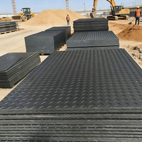 Kunststoff-Abstützplatten, Kranmatten, Kunststoffmatten, Bodenschutzmatten für schwere Maschinen, Dozer-Fahrwerksbodenschutzmatten