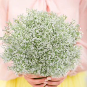 Ramo de Gypsophila artificial, flores falsas de plástico, ramo de mano para novia, adornos decorativos para boda, hogar, venta al por mayor - Product Image 5