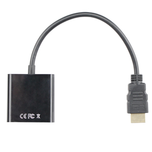 <span class=keywords><strong>Cable</strong></span> Convertidor de Monitor de Computadora VCOM, <span class=keywords><strong>HDMI</strong></span> <span class=keywords><strong>a</strong></span> <span class=keywords><strong>VGA</strong></span>, Macho <span class=keywords><strong>a</strong></span> Hembra, Negro, 15 cm - Product Image 4