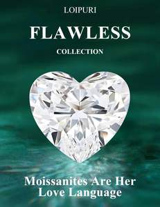 DカラーMoissanite女性用婚約指輪トレンディケルト925スターリングシルバーVVS1ハート型結婚記念日約束 - Product Image 3