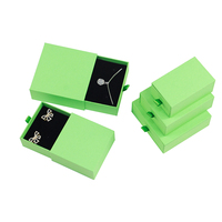 Fabrik Großhandel Custom Logo Schmuck Verpackung Schieben Offene Papp schublade Geschenk box Für Halskette