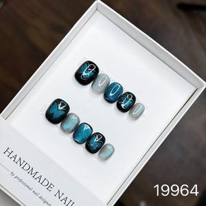 <span class=keywords><strong>Faux</strong></span> <span class=keywords><strong>ongles</strong></span> en acrylique, longs, faits à la main, détachables, avec un nœud, doux, personnalisés, en forme d'amande, réutilisables, rose - Product Image 5