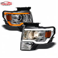 Phares LED avec feux de jour 12V 55-60W pour camionnette F150 2009-2014