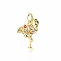 Accessoires de bijoux personnalisés antirouille plaqué or cuivre CZ réglage coeur étoile mignon animal breloques pour bricolage femmes collier bracelet