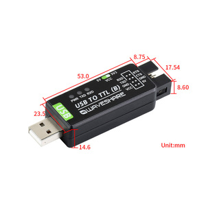 Convertisseur USB vers TTL (B) industriel LET PCBA, original CH343G, avec protection intégrée et prise en charge des systèmes, Chine - Product Image 6