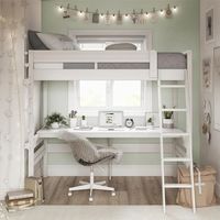 Mobilier pour enfants adultes Lit superposé en bois pour enfants Lit jumeau pour enfants avec tiroirs et escaliers Lit mezzanine