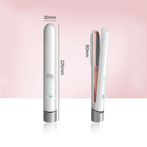 Chargeur USB professionnel <span class=keywords><strong>sans</strong></span> <span class=keywords><strong>fil</strong></span> fer à lisser Curl pour femmes hommes Portable titane plaque LED affichage USB câble de charge - Product Image 1