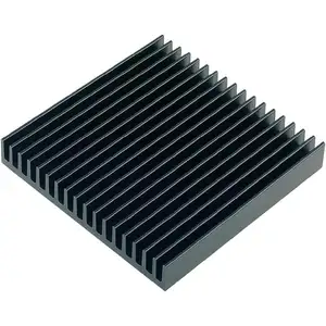 Caja de aluminio de extrusión de diseño personalizado más popular 6063 Disipador de calor Baterías Disipador de calor electrónico