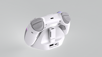 Manette de jeu sans fil 3 modes avec station de charge compatible avec Switch/iOS/Android/PC