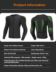 Veste de <span class=keywords><strong>protection</strong></span> dorsale personnalisée avec logo pour VTT, moto, <span class=keywords><strong>ski</strong></span> et snowboard - Product Image 6